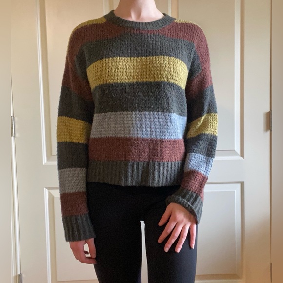 Multicolored Striped Sweater - Picture 2 of 2